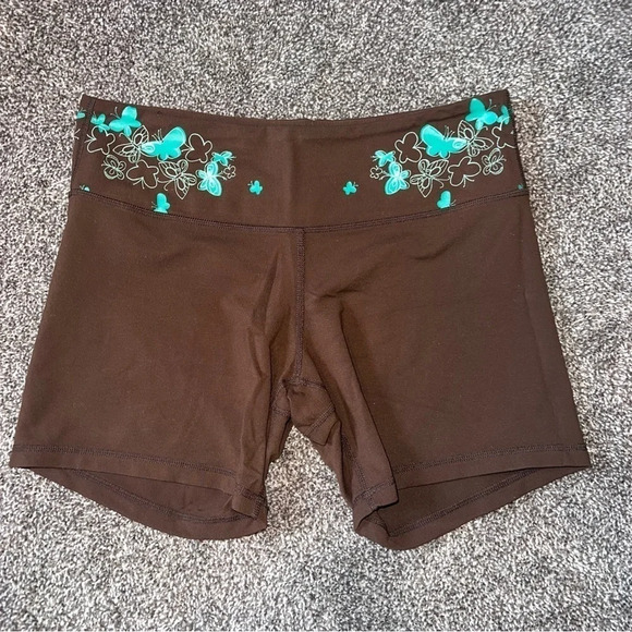 Lululemon Butterfly Biker Shorts size 8 - Picture 1 of 10